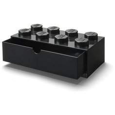 Ящик для хранения LEGO DESK 8 черный