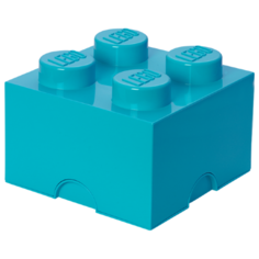 Ящик для хранения 4 ярко-бирюзовый, Lego