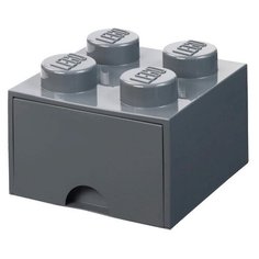 Ящик для хранения 4 темно-серый, Lego