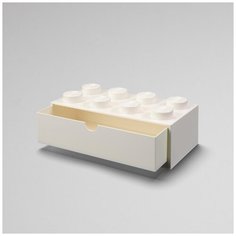 Ящик для хранения LEGO DESK 8 белый