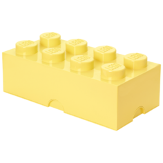 Ящик для хранения Lego 8 нежно-желтый