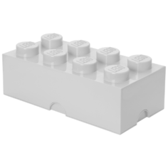 Ящик для хранения Lego 8 серый