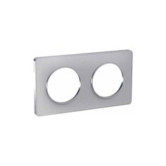 Рамка 2п Schneider ElectricS53P804 ODACE, алюминиевый