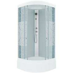Душевая кабина Тритон Стандарт В3 100x100 (средний поддон) ДН 4 Узоры