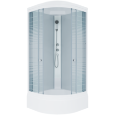 Душевая кабина Тритон Стандарт В3 90x90 (средний поддон) ДН 4 Полосы