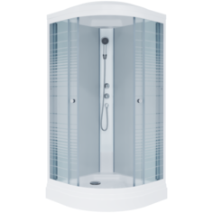 Душевая кабина Тритон Стандарт А3 90x90 (низкий поддон) ДН 4 Полосы