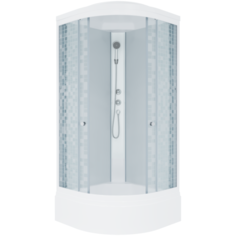 Душевая кабина Тритон Стандарт В3 100x100 (средний поддон) ДН 4 Мозайка