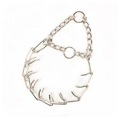 Ошейник для собак строгий металлический DUVO+, хром, 3.2мм (Бельгия)