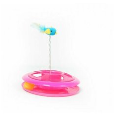 Игрушка для кошек "Happy Hoop", розовая, 26см DUVO+ (Бельгия)