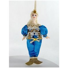 Кукла-подвеска Потешного промысла Русалочка. Фольклорный персонаж. Потешный промысел