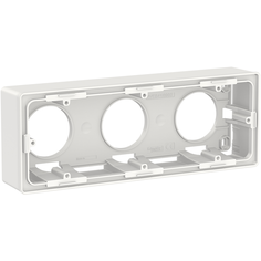 Коробка наружного монтажа Schneider ElectricNU800618, белый