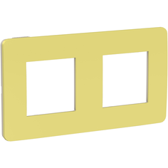 Рамка 2п Schneider ElectricNU280412, зеленое яблоко