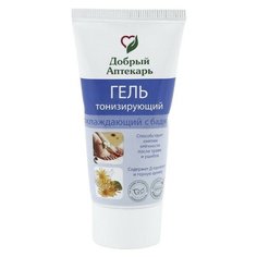 Гель для тела Добрый аптекарь тонизирующий охлаждающий с бадягой, 50 мл
