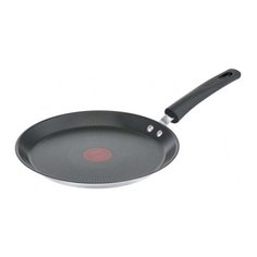 Сковорода блинная Tefal Emotion, 25 см, серебристый/черный