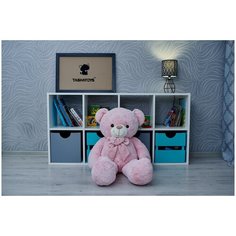 Мягкая игрушка Медведь плюшевый "коттон", Таша Тойс, 90 см., Розовый Tasha Toys