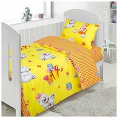 Детское постельное белье ясельное поплин День Рождения АртДизайн