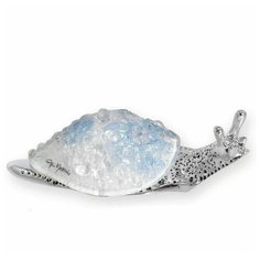 Статуэтка "Рогатая улитка" GiovinArte 19002/1 Голубой