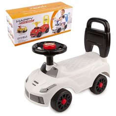 Каталка-толокар машинка детская с клаксоном, белая, YS241773 Best Like