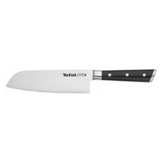 Нож сантоку Tefal Ice Force, лезвие 16.5 см, черный