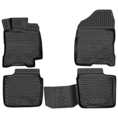 Element Коврики 3D в салон подходят для TOYOTA Allion T260 рестайлинг 2010 - > П.Р., 4шт. (полиуретан)
