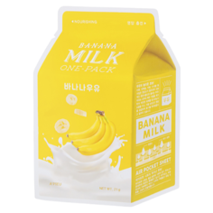 Маска тканевая питательная с экстрактом банана APieu Banana Milk One-Pack