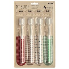 Зубная щетка набор CLIO My Brush For Your Smile (4 шт)