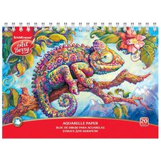 Альбом для рисования ErichKrause Хамелеон 29.7 х 21 см (A4), 120 г/м², 20 л. голубой/красный