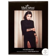 Miami tattoos Набор переводных тату Dark Side Nightmare черный/золотой