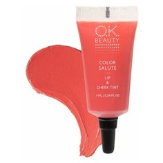 OK Beauty Тинт для губ и щек Color Salute, tanami