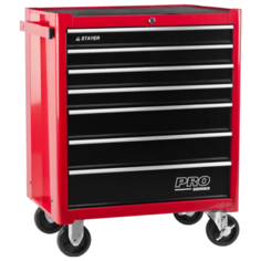 Тележка STAYER 38907-7 ящики: 7 шт. красный/черный