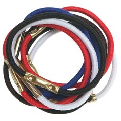 Резинка DEWAL mini RE026 10 шт. красный/синий/белый