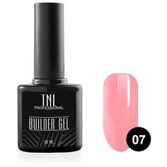 Гель TNL Professional Builder Gel моделирующий камуфлирующий, 10мл 07 розовый