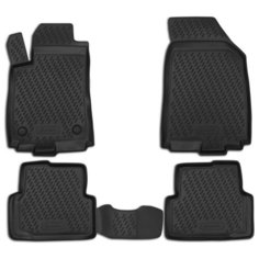 Комплект ковриков салона ELEMENT CARCHV00021 для Chevrolet Aveo 4 шт. черный