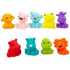 ИГРУША, НАБОР игровой для ванны "Зверята", (9 шт)