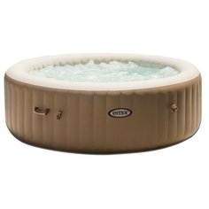 СПА бассейн Intex PureSpa Bubble Therapy 28476, 196х71 см бежевый