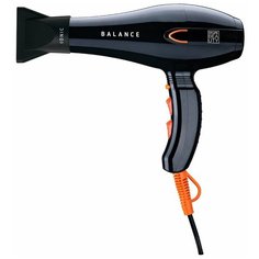 Фен DEWAL BEAUTY Balance Black, чёрный, 2200 Вт, ионизация, 1 насадка