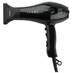 Фен DEWAL BEAUTY YumMy Black, чёрный, 2000 Вт, ионизация, 1 насадка