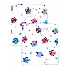 Пеленка фланелевая FlyZay 110x75 (Совы/фиол.)