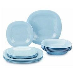 Столовый сервиз CARINE LIGHT BLUE 18 предметов 6 персон Luminarc