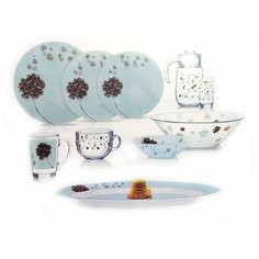 Столовый сервиз AMB STELLA BLUE 46 предметов 6 персон Luminarc