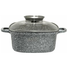 Жаровня-cотейник Edenberg с крышкой , индукция (кастрюля с крышкой с антипригарным покрытием),, 3,7 л