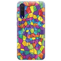 Ультратонкий силиконовый чехол-накладка для Xiaomi Mi 9 Lite / CC9 с принтом "Яркая мозаика" Gosso