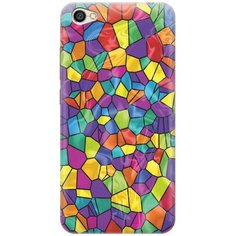 GOSSO Ультратонкий силиконовый чехол-накладка для Xiaomi Redmi Note 5A с принтом "Яркая мозаика"