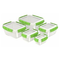 Набор контейнеров ланч-боксов герметичных InHome 1, 5 шт