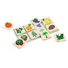 Деревянная игрушка Томик "Лото &ndash; растительный мир" (6-2222-1)