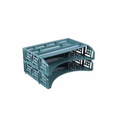 Стамм ЛТ696 Набор FIELD из 2-х горизонтальных лотков и органайзера, зеленый NY