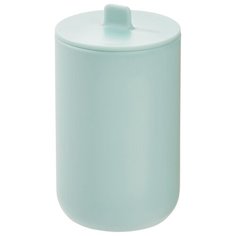 Контейнер с крышкой для ванных принадлежностей Soft Aqua пластик морская волна Inter Design