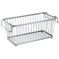 Корзина для хранения York Lyra с ручками стальная 31.8х16.5х15.2 см Inter Design