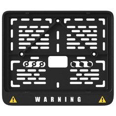 Рамка номерного знака UNCLE DAD "Warning" для мотоцикла