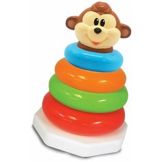 Развивающая игрушка "Пирамида-неваляшка Обезьяна" Kiddieland